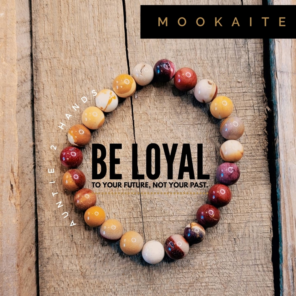 Mookaite Beaded Bracelet